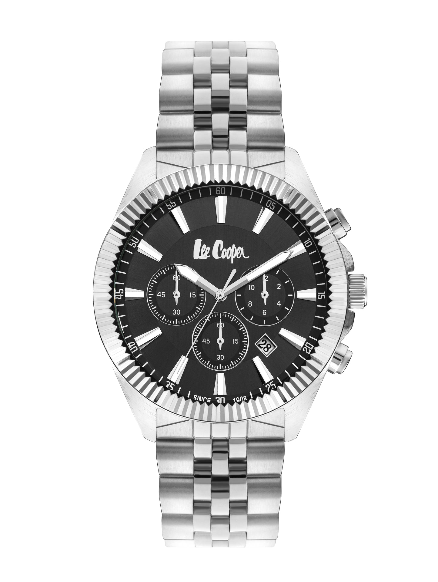 Lee Cooper LC07838.350 Gent Super Metal Silver Watch