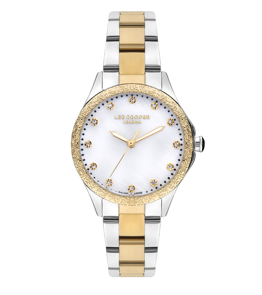 Lee Cooper - LC07840.220 - Women's Super Metal Silver/Gold Watch