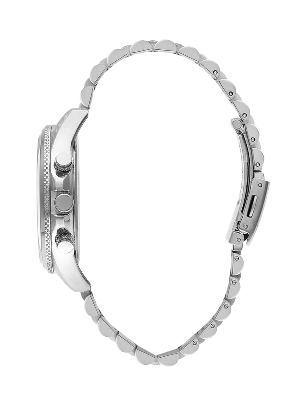 Lee Cooper LC07852.390 Men's Super Metal Silver Multifunction Watch