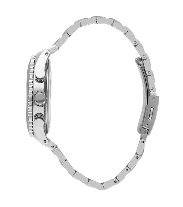 Lee Cooper LC07853.388 Men's Super Metal Silver Multifunction Watch
