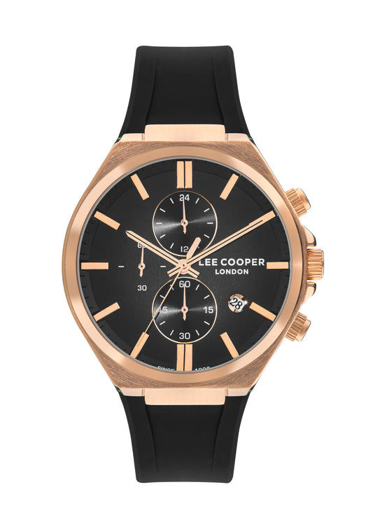 Lee Cooper - LC07854.451 - Men's Super Metal Rose Gold Multifunction Watch