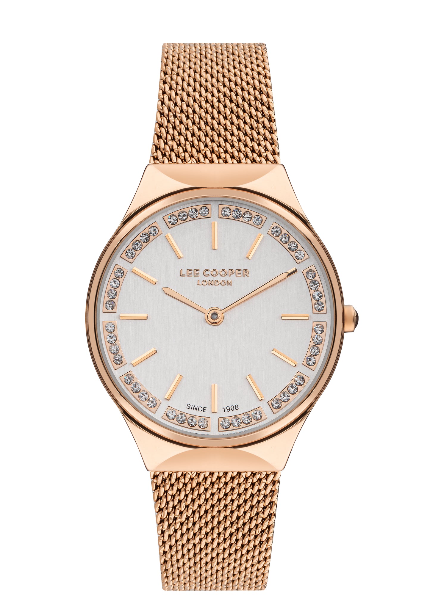 Lee Cooper - LC07862.430 - Women's Super Metal Rose Gold Mesh Watch