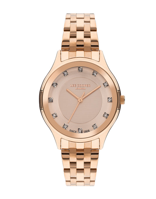 Lee Cooper - LC07867.410 - Women's Super Metal Rose Gold Watch