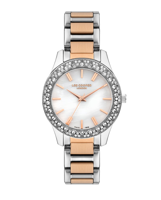 Lee Cooper - LC07869.520 - Women's Super Silver/Rose Gold Watch