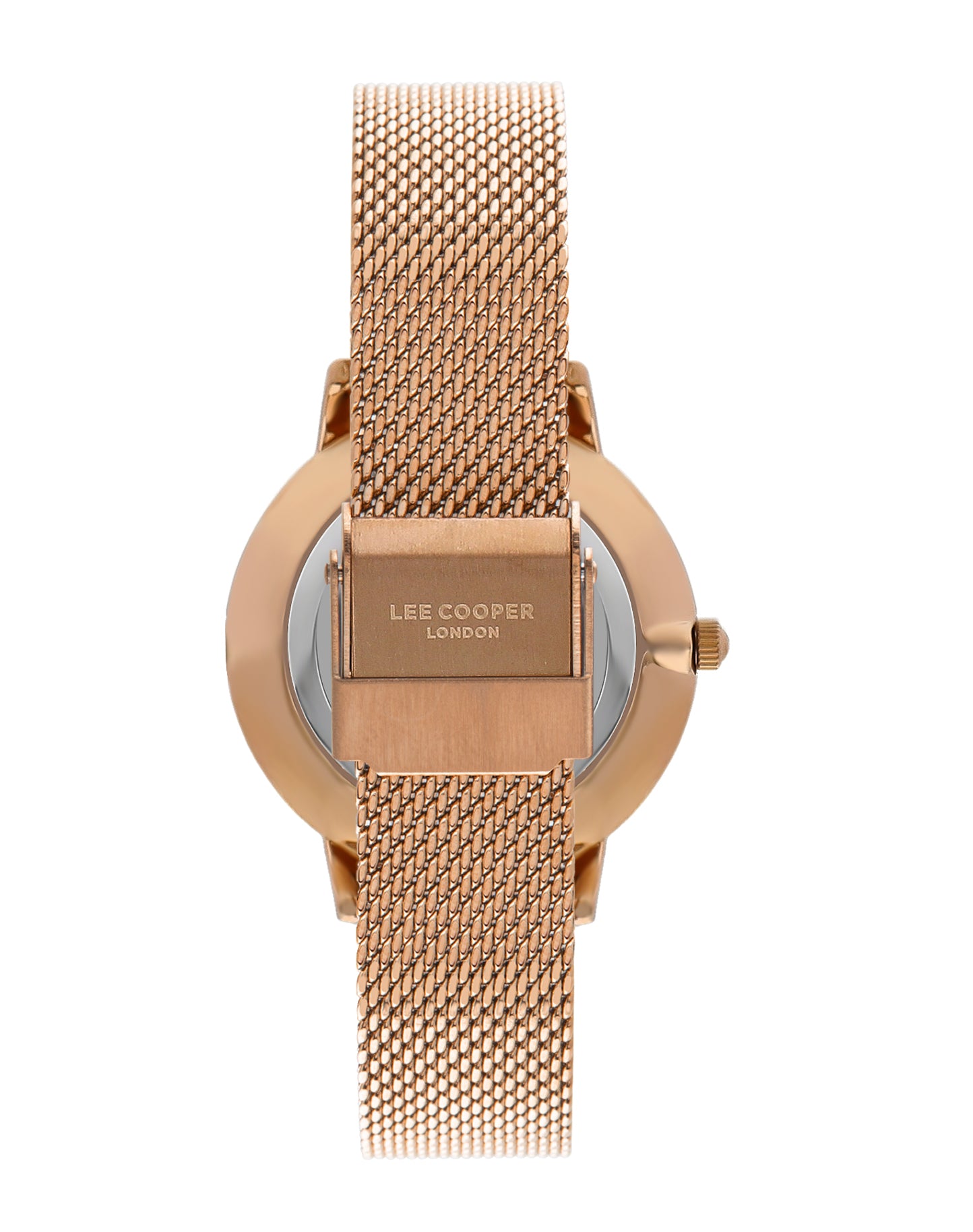 Lee Cooper LC07875.410 Women's Super Metal Rose Gold Mesh Watch