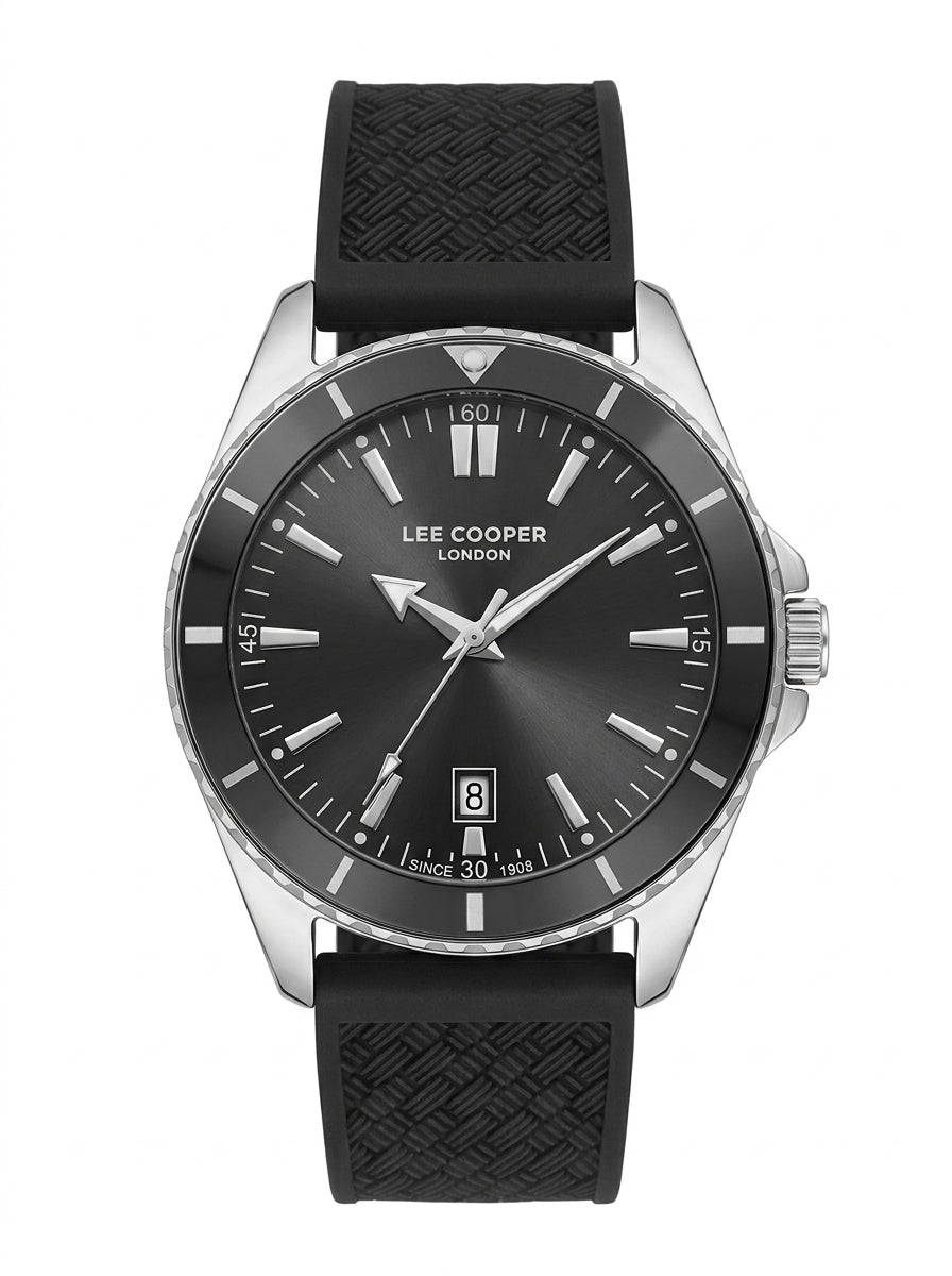 Lee Cooper Men's Super Metal Black Watch LC08257.351