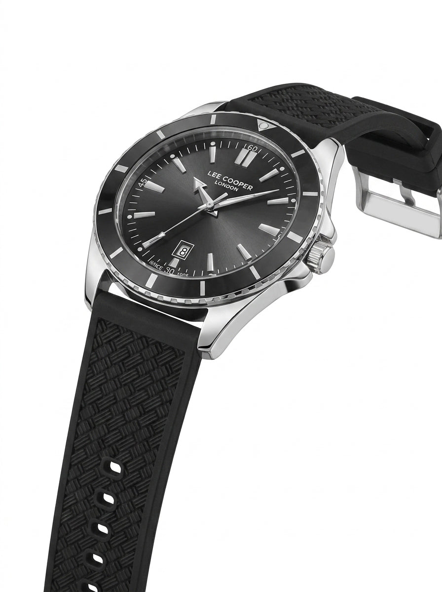 Lee Cooper Men's Super Metal Black Watch LC08257.351