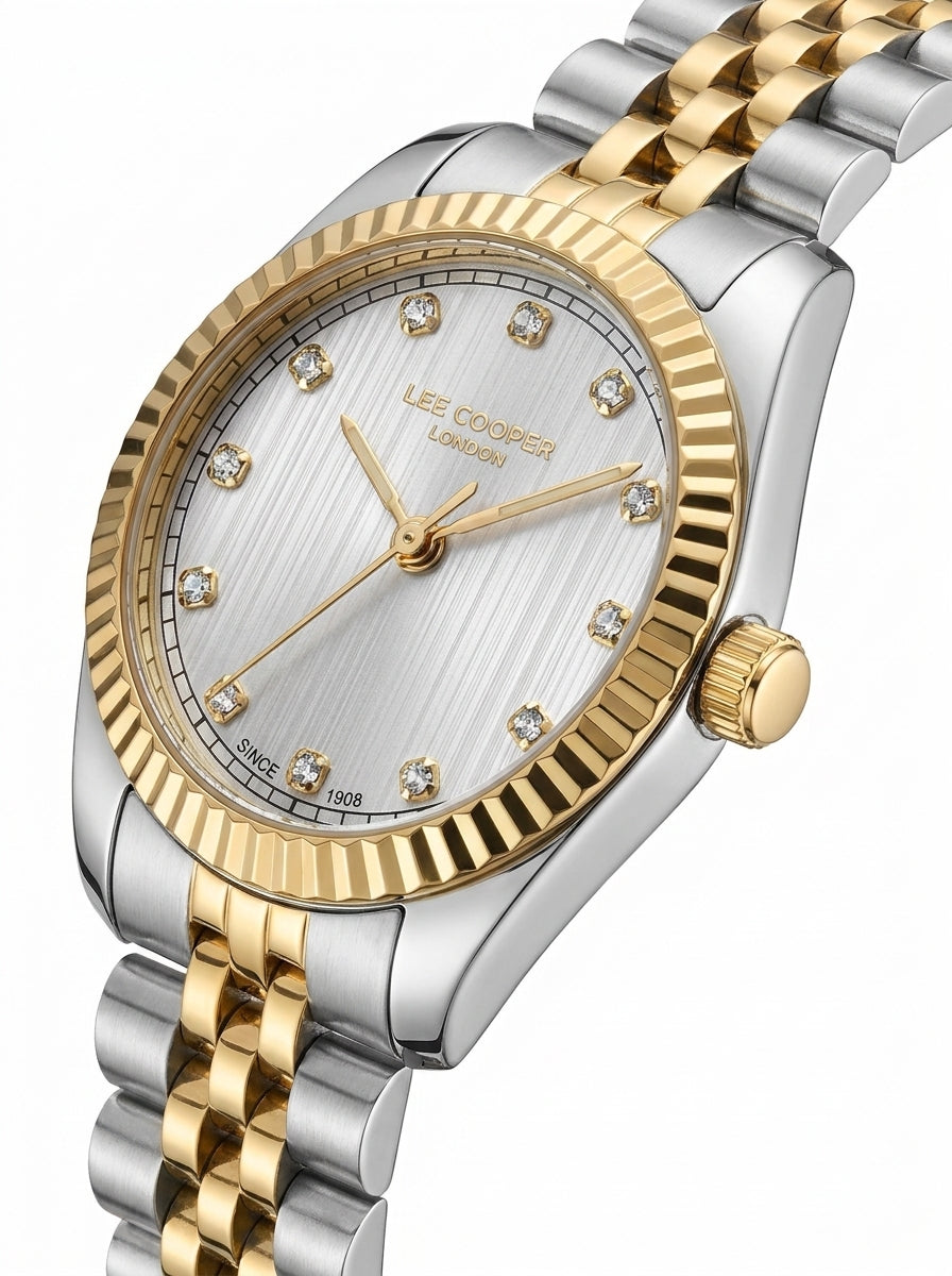 Lee Cooper Women's Super Metal Rose Gold Watch LC08400.230