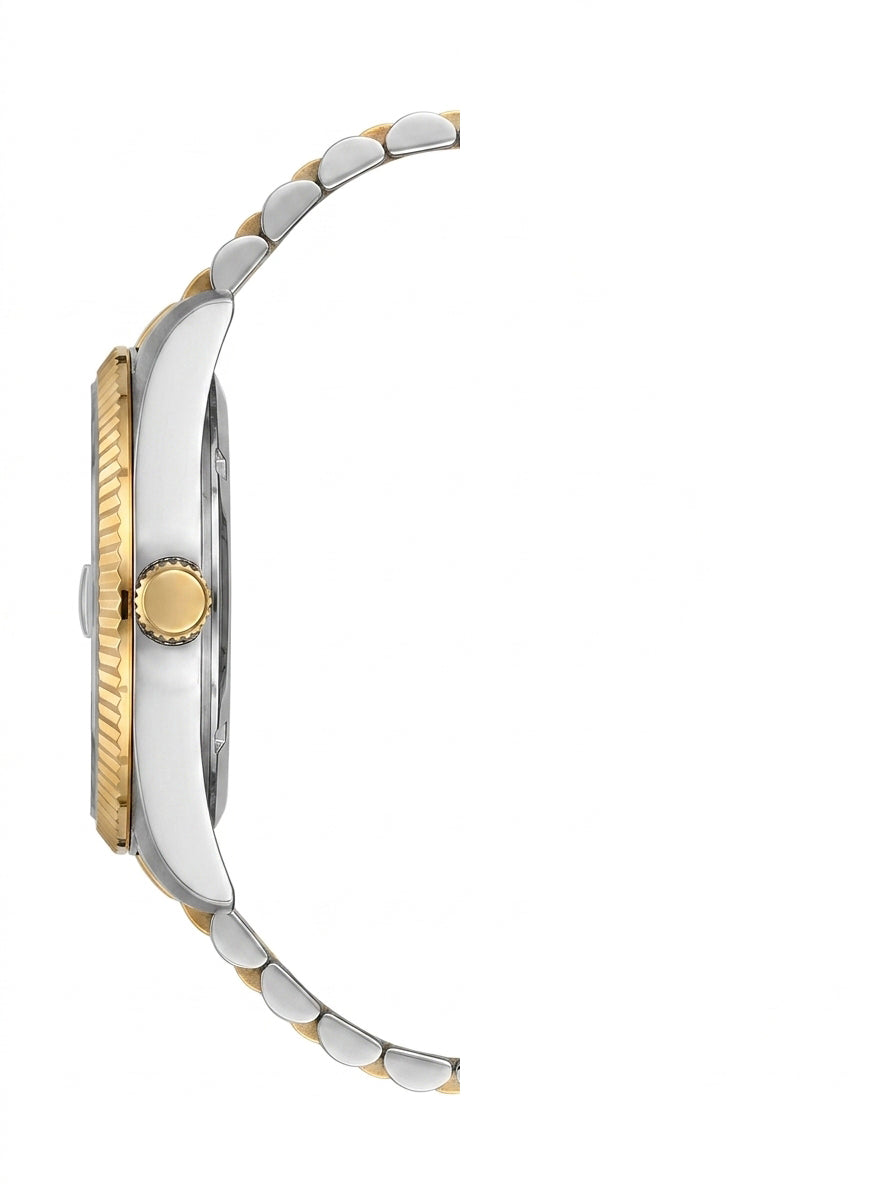 Lee Cooper Women's Super Metal Silver/gold Watch LC08400.270