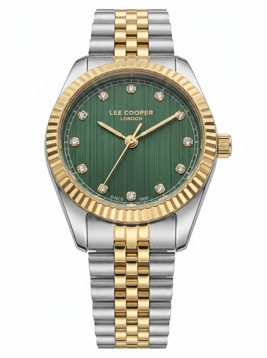 Lee Cooper Women's Super Metal Silver/gold Watch LC08400.270