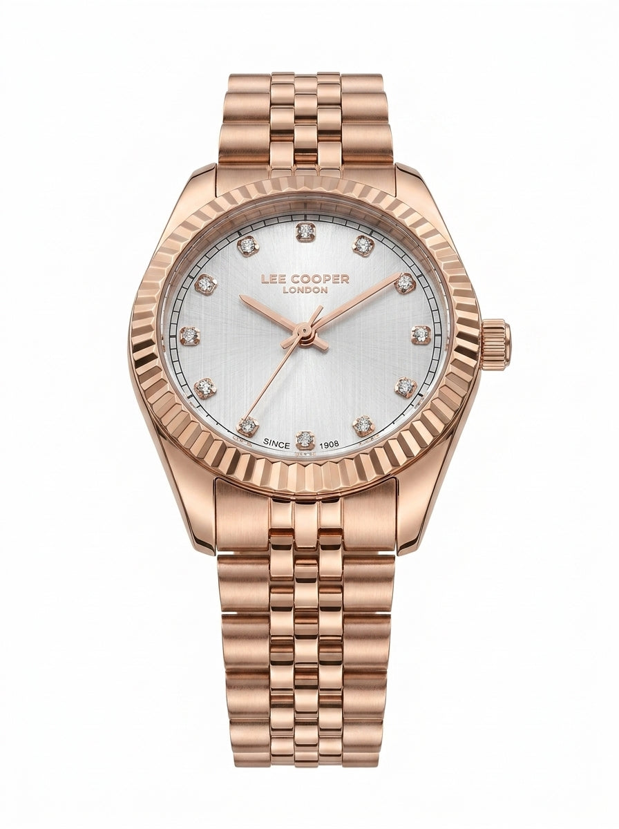 Lee Cooper Women's Super Metal Silver/gold Watch LC08400.430