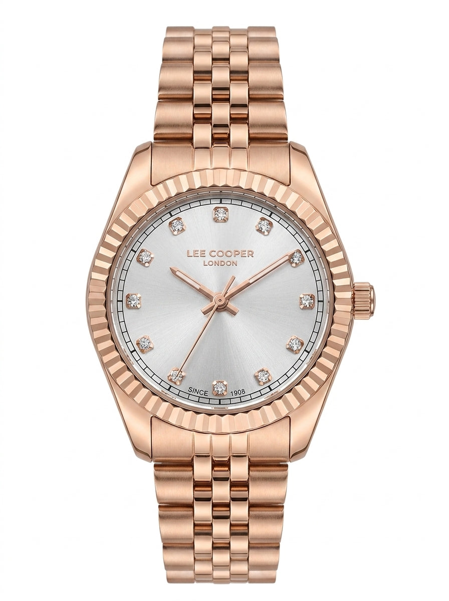 Lee Cooper Women's Super Metal Silver/gold Watch LC08400.430