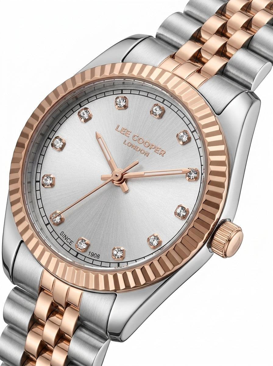 Lee Cooper Women's Super Metal Gold Watch LC08400.530