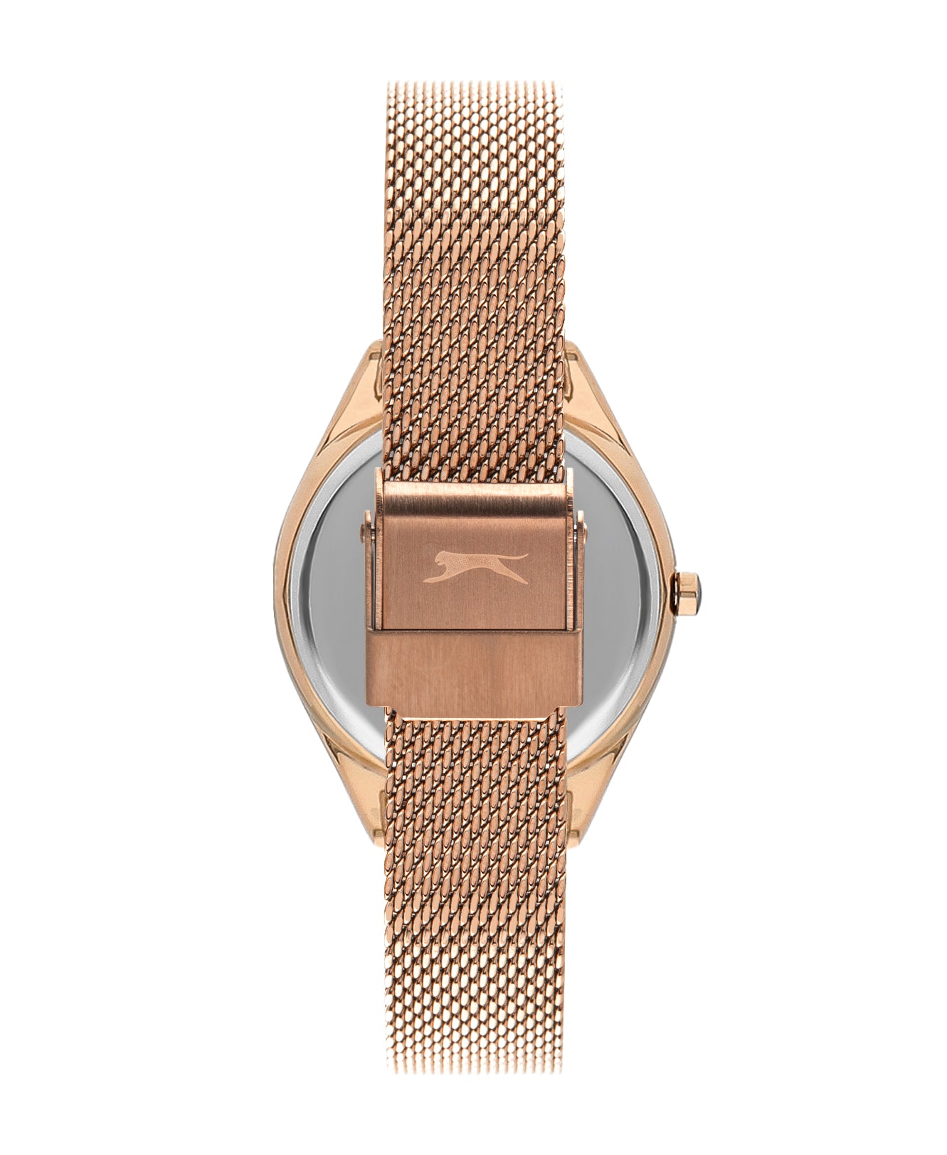 Slazenger SL.9.1852.3.02 Quartz Female Mesh Rose Gold Band Rose Gold Dial Watch