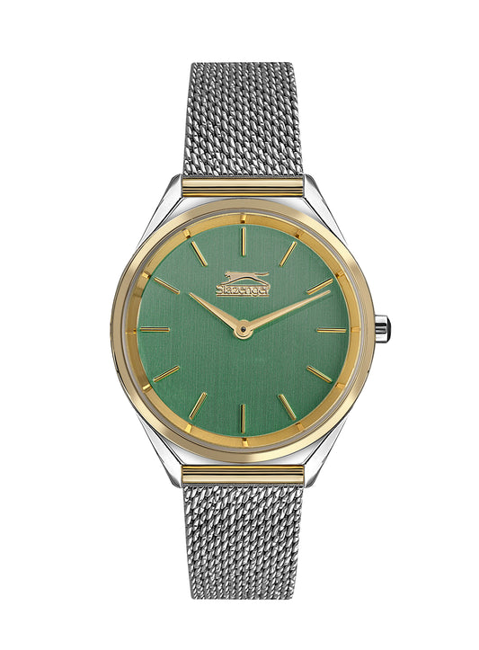 Slazenger - SL.9.1852.3.07 - Quartz Female Band Green Dial Watch