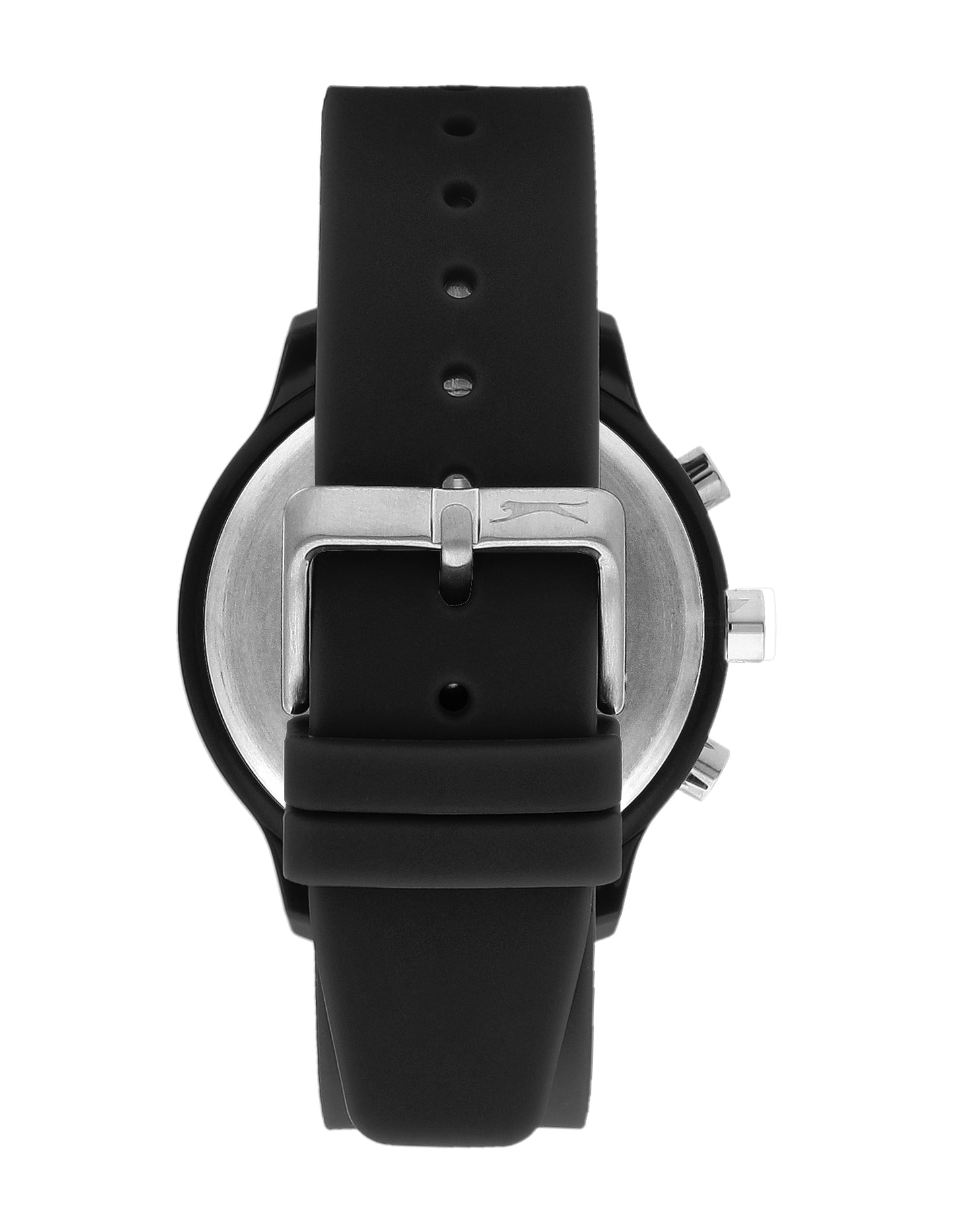 Slazenger SL.9.2201.2.02 Quartz Unisex Silicone Black Band Black Dial Watch