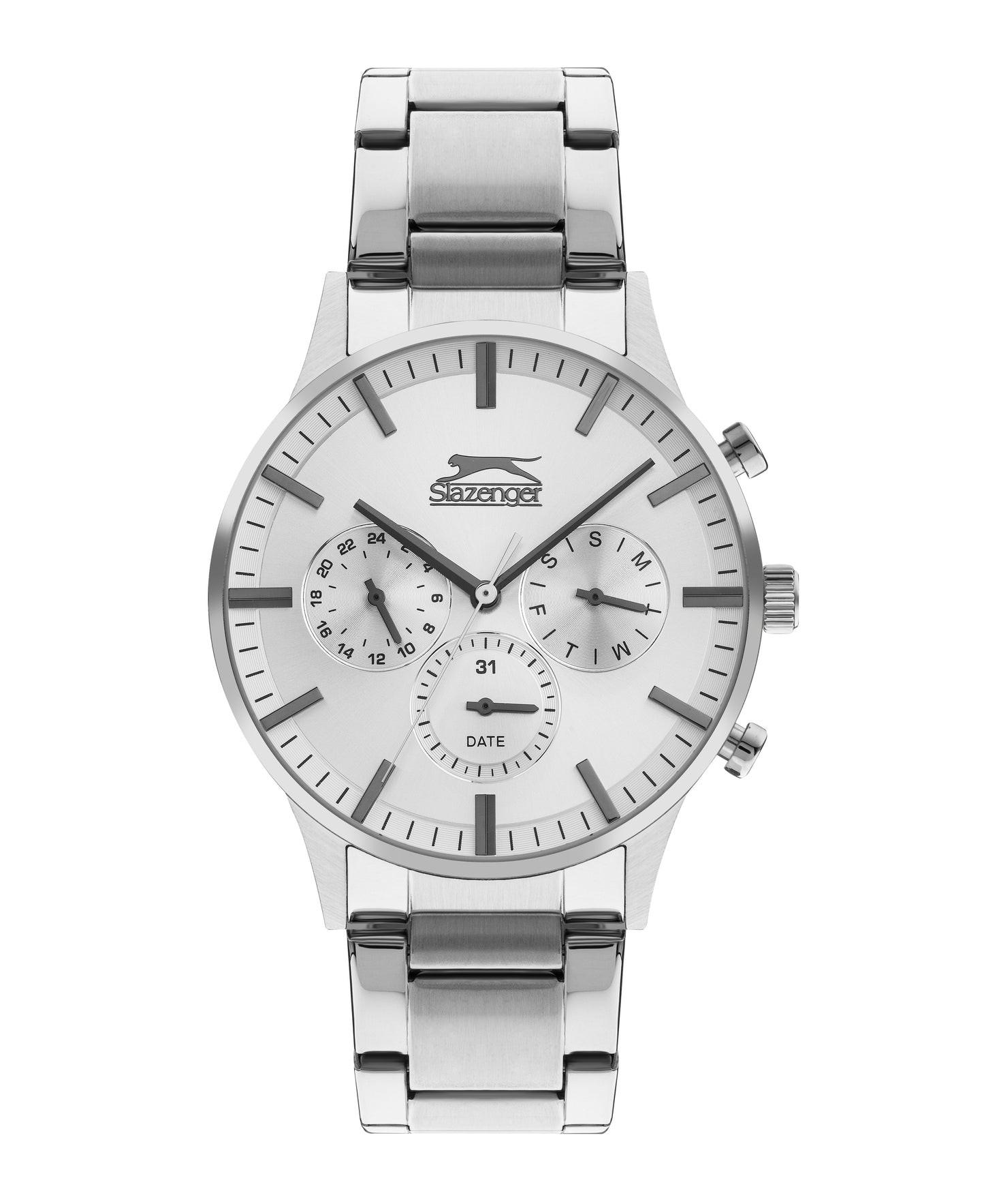 Slazenger - SL.9.2214.2.05 - Quartz Male Band Silver Dial Watch