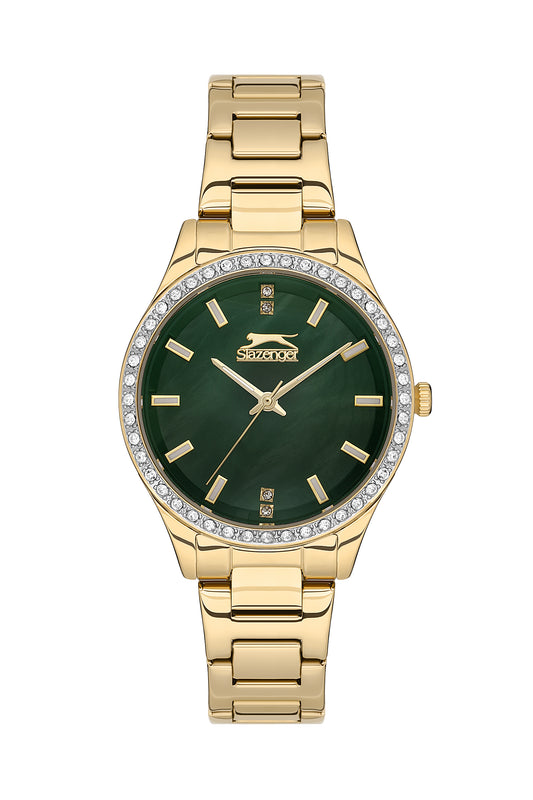 Slazenger - SL.9.2222.3.05 - Quartz Female Green Dial Watch