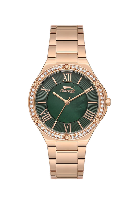 Slazenger - SL.9.2225.3.04 - Quartz Female Green Dial Watch