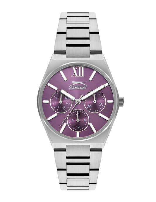 Slazenger - SL.9.2243.4.08 - Quartz Female Purple Dial Watch