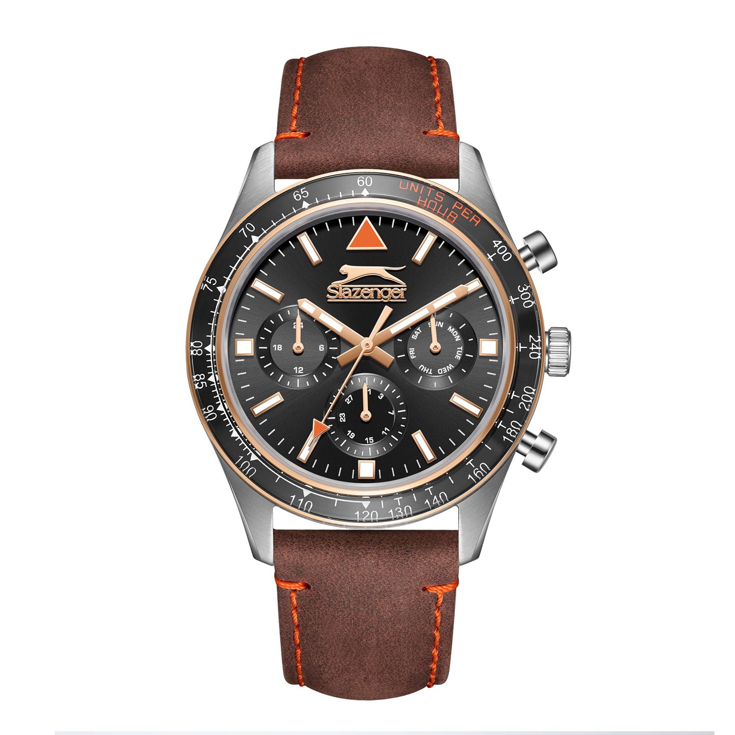 Slazenger - SL.09.23601.2.02 - Leather Gents Wrist watch