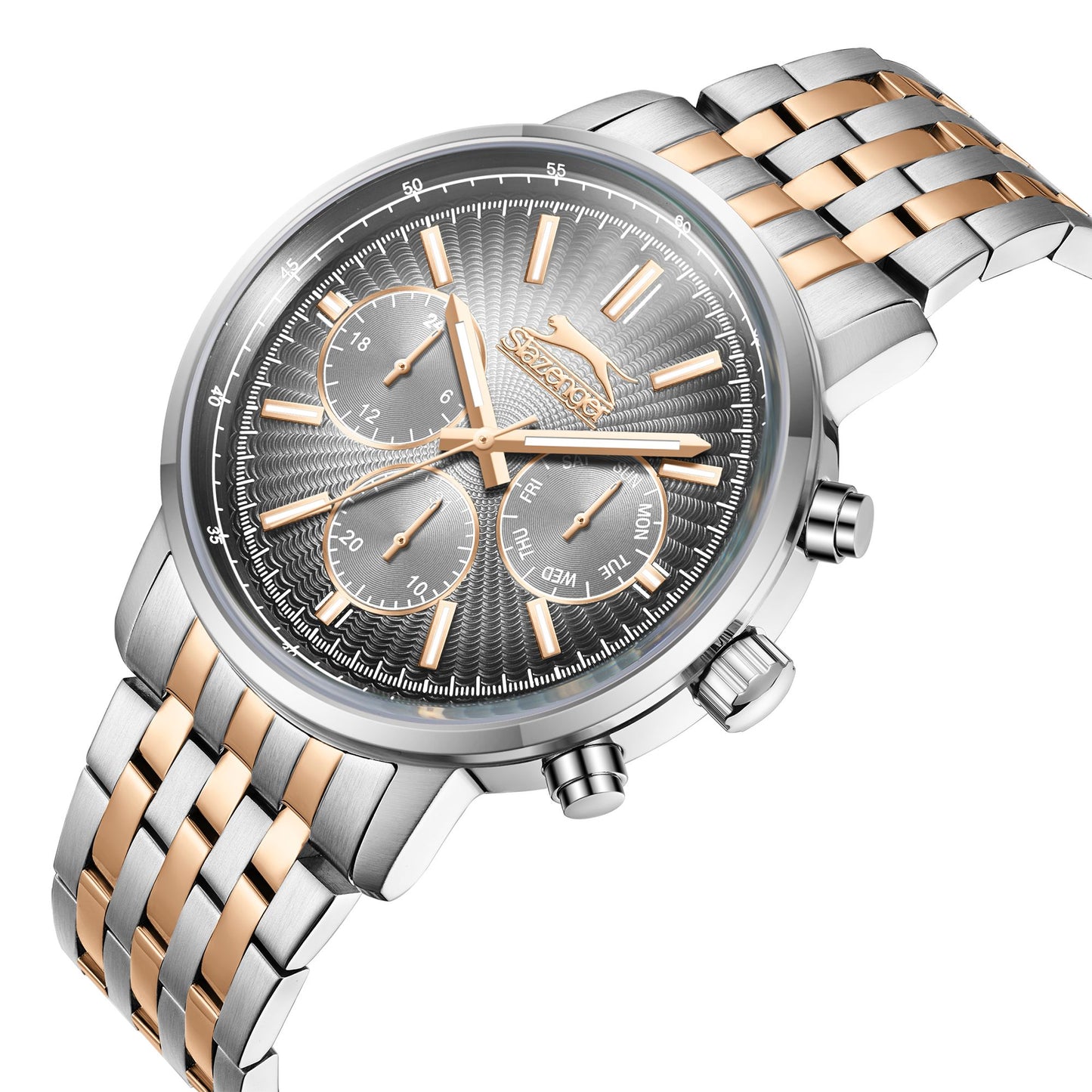 Slazenger - SL.9.2391.2.04 - Stainless Steel Multifunction Watch For Men's
