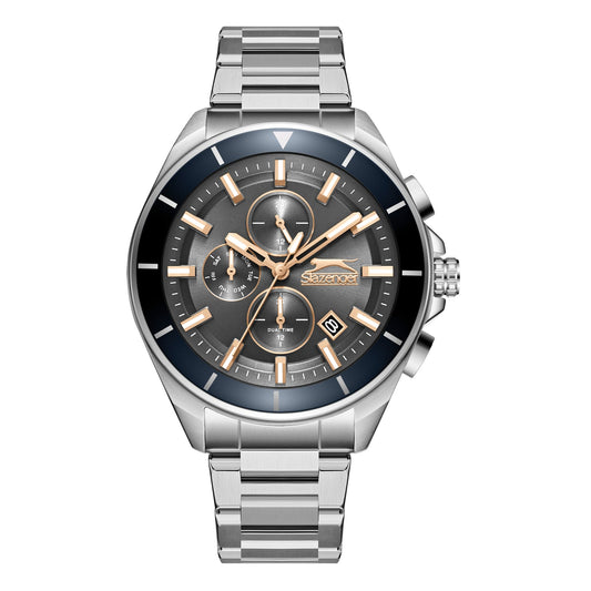 Slazenger - SL.9.2393.2.03 - Stainless Steel Multifunction Watch For Men's