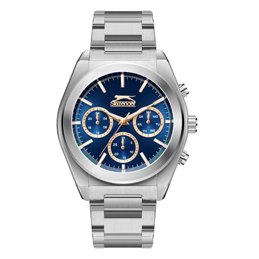 Slazenger - SL.9.2394.2.05 - Stainless Steel Multifunction Watch For Men's