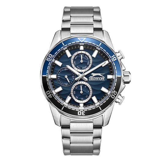 Slazenger - SL.9.2396.2.01 - Stainless Steel Multifunction Watch For Men's