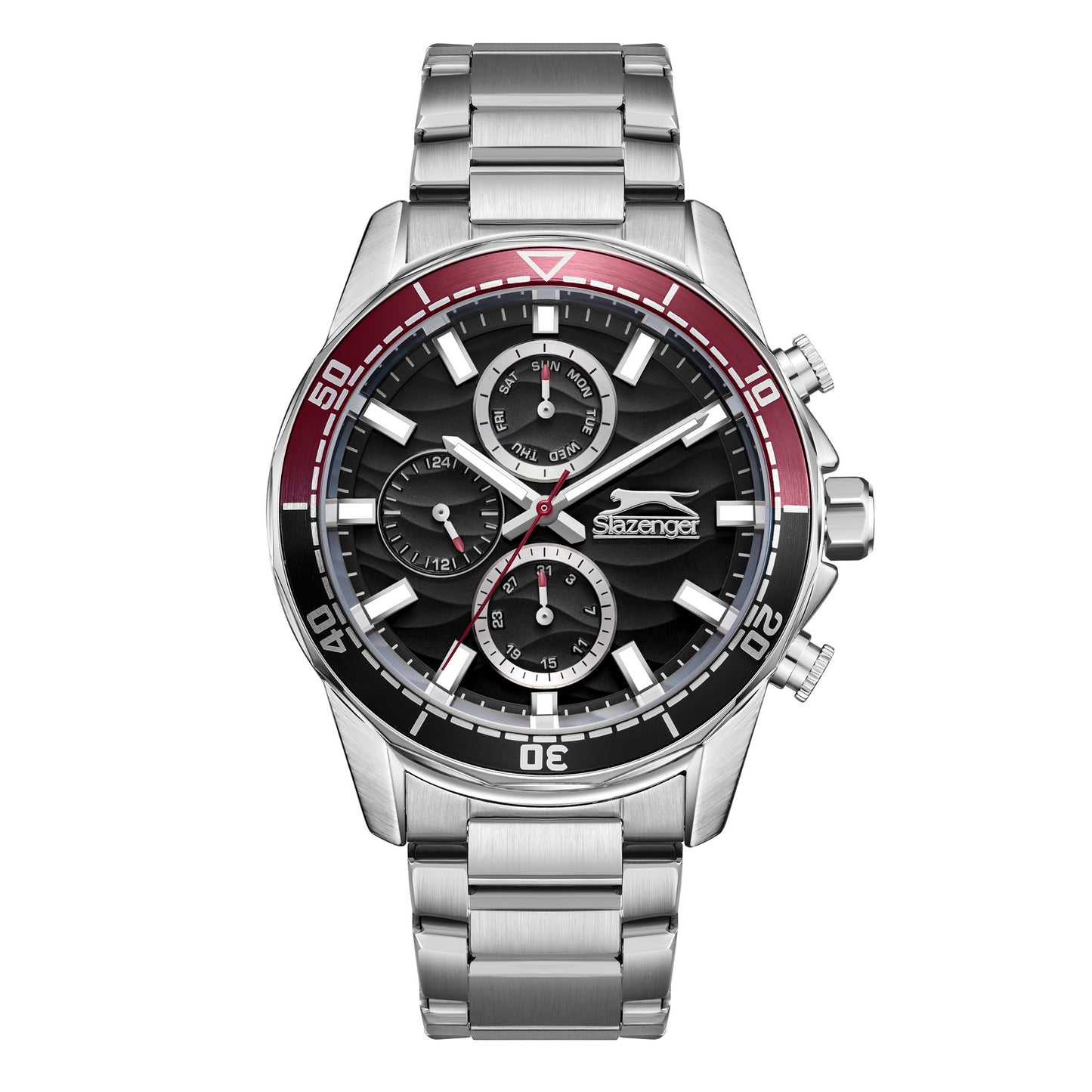 Slazenger - SL.9.2396.2.02 - Stainless Steel Multifunction Watch For Men's