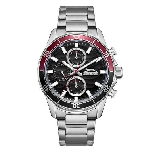 Slazenger - SL.9.2396.2.02 - Stainless Steel Multifunction Watch For Men's
