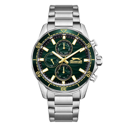 Slazenger - SL.9.2396.2.04 - Stainless Steel Multifunction Watch For Men's