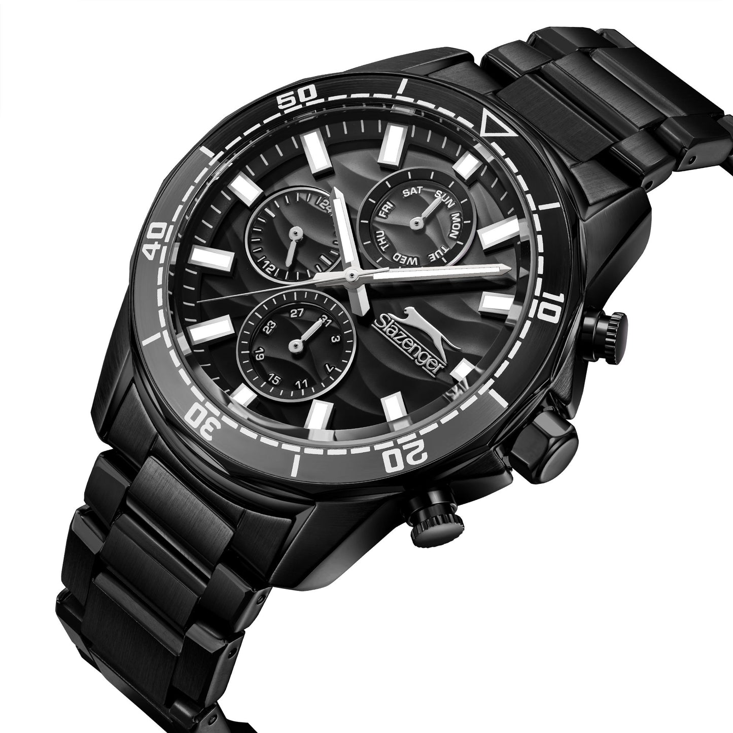 Slazenger - SL.9.2396.2.05 - Stainless Steel Multifunction Watch For Men's