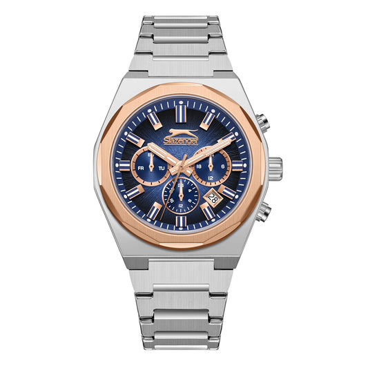 Slazenger - SL.9.2398.2.02 - Stainless Steel Multifunction Watch For Men's