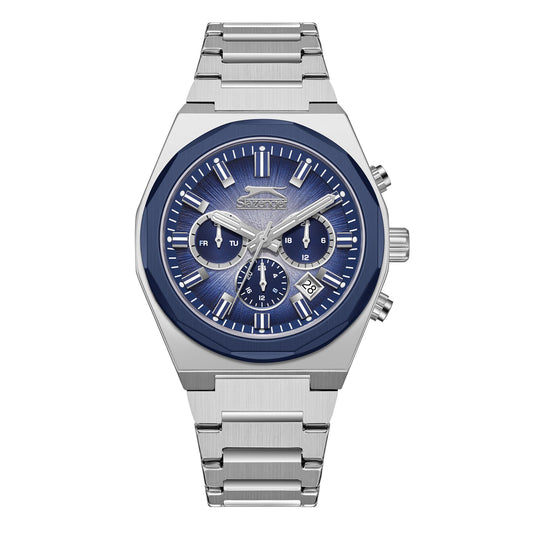 Slazenger - SL.9.2398.2.04 - Stainless Steel Multifunction Watch For Men's