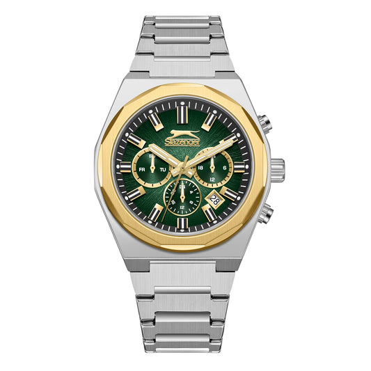 Slazenger - SL.9.2398.2.05 - Stainless Steel Multifunction Watch For Men's