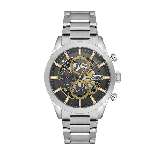 Slazenger - SL.9.2399.2.05 - Stainless Steel Multifunction Watch For Men's