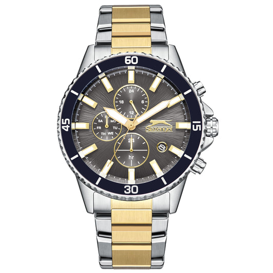 Slazenger - SL.9.2410.2.02 - Stainless Steel Multifunction Watch For Men's