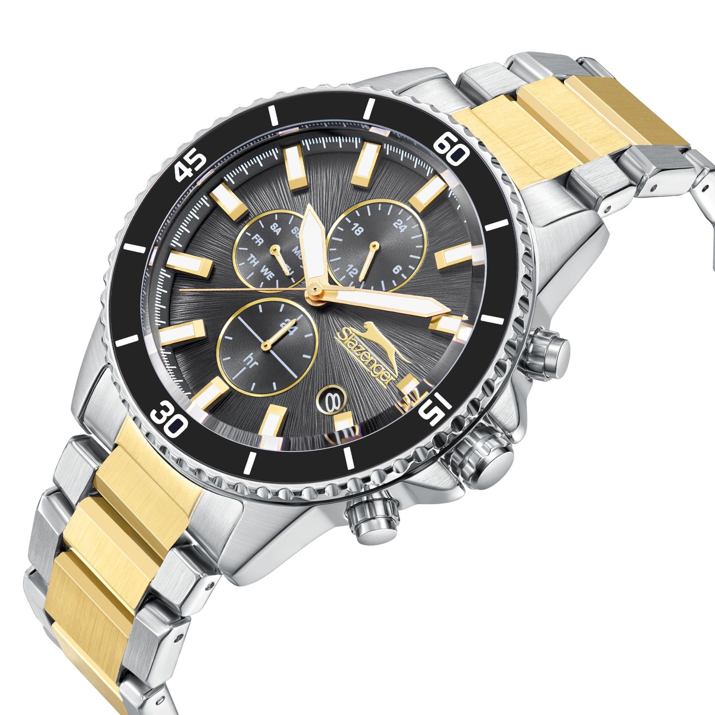 Slazenger - SL.9.2410.2.02 - Stainless Steel Multifunction Watch For Men's