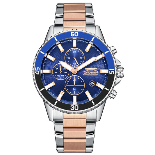 Slazenger - SL.9.2410.2.04 - Stainless Steel Multifunction Watch For Men's