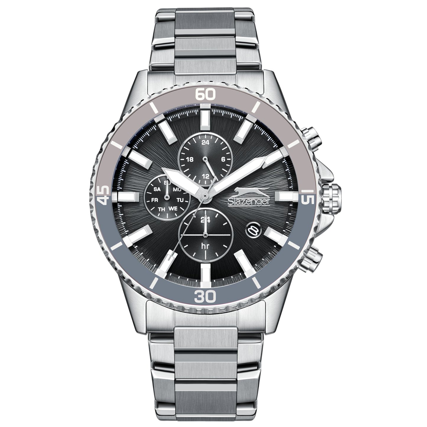 Slazenger - SL.9.2410.2.06 - Stainless Steel Multifunction Watch For Men's