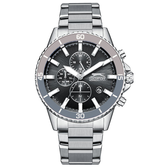 Slazenger - SL.9.2410.2.06 - Stainless Steel Multifunction Watch For Men's