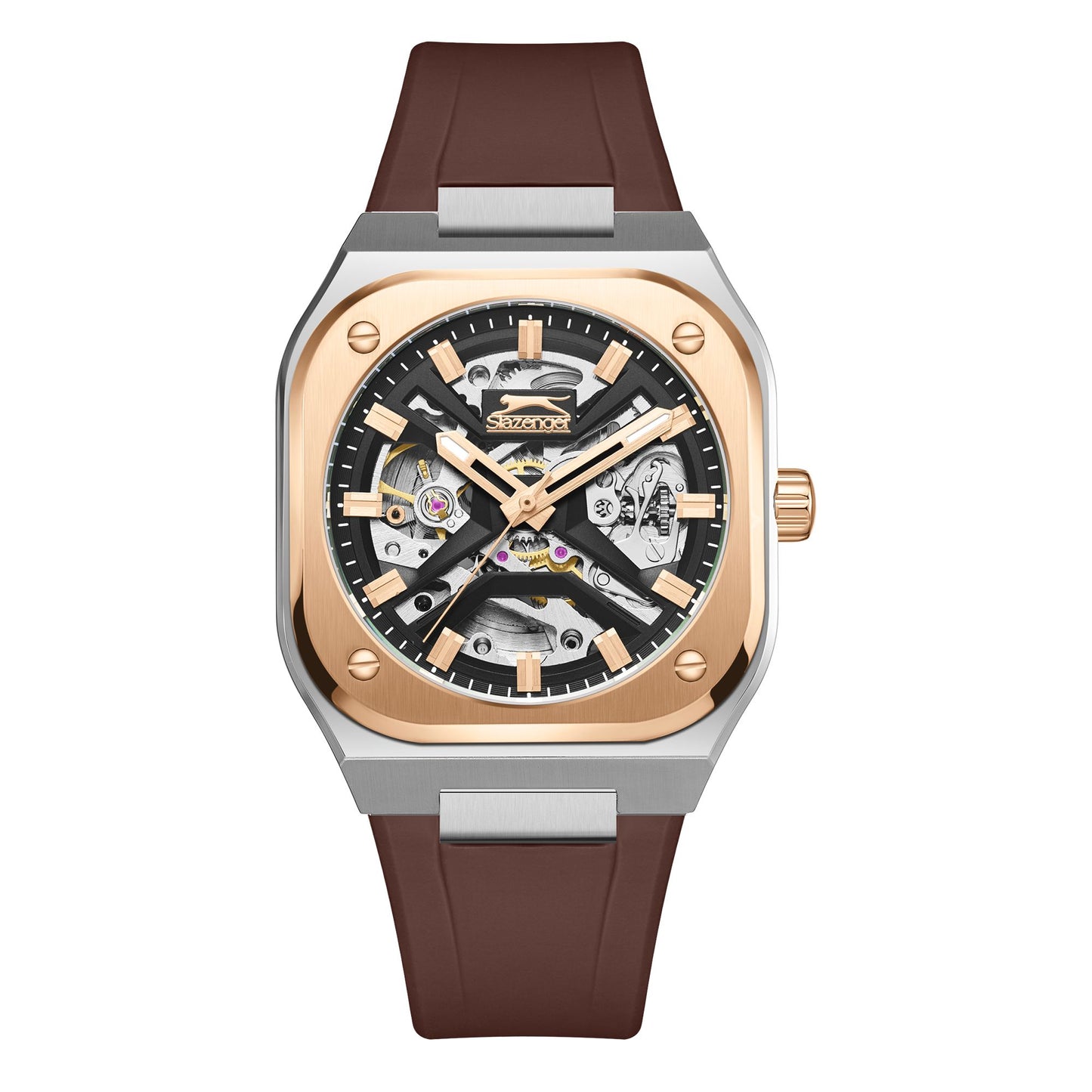 Slazenger - SL.9.2415.1.04 -  Automatic PVC Strap Watch For Men's