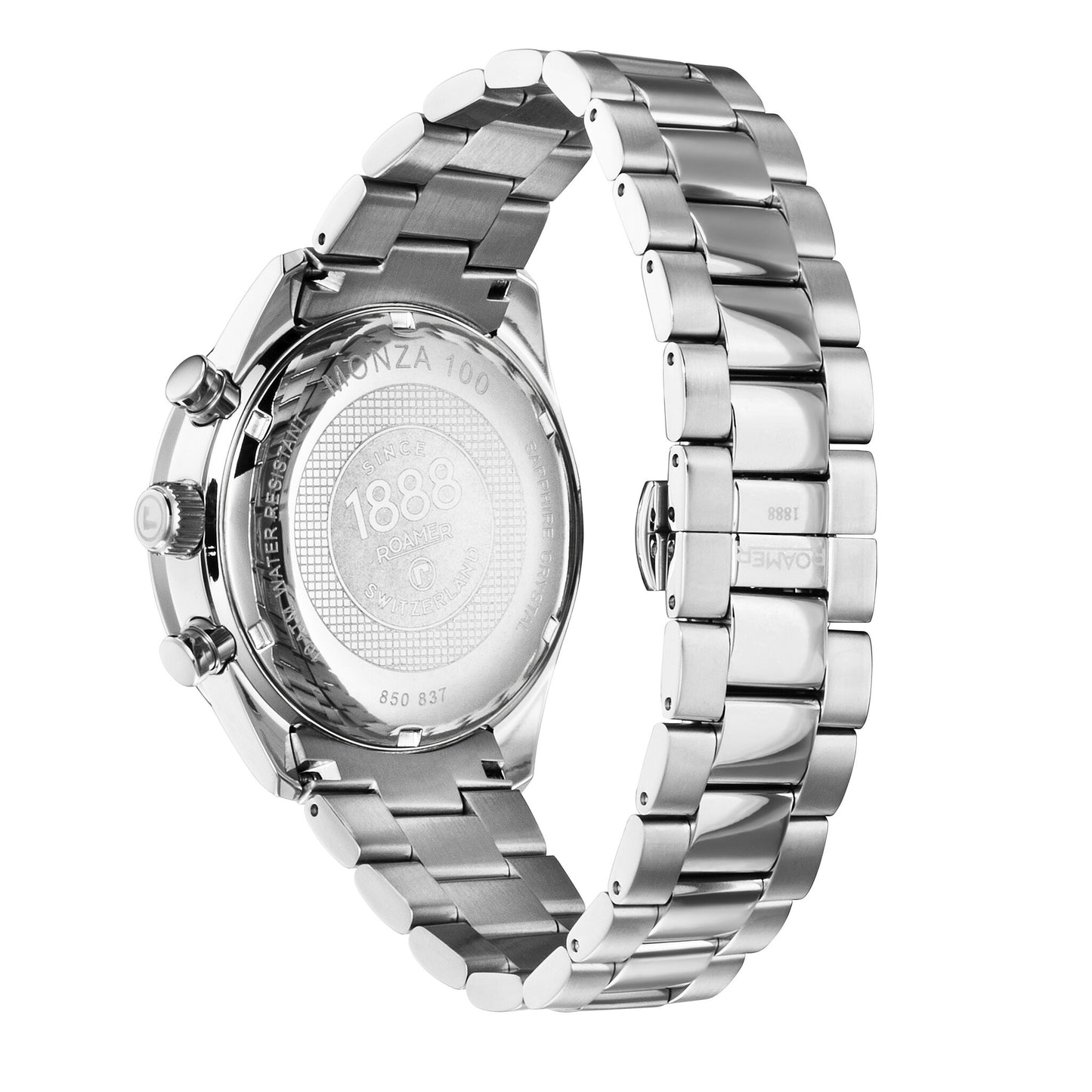 Roamer - 850837 41 45 20 - MONZA Chronograph Stainless Steel Watch For Men's