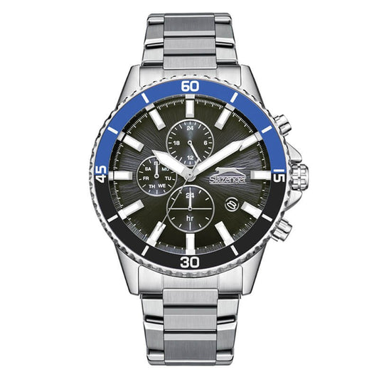 Slazenger - SL.9.2410.2.05 - Stainless Steel Multifunction Watch For Men's