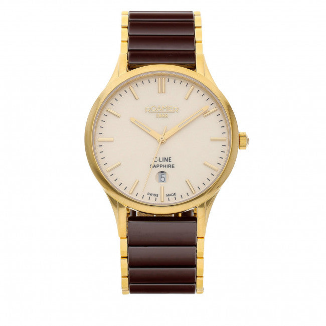 ROAMER - 658833 48 35 63 - MENS WRISTWATCH STAINLESS STEEL