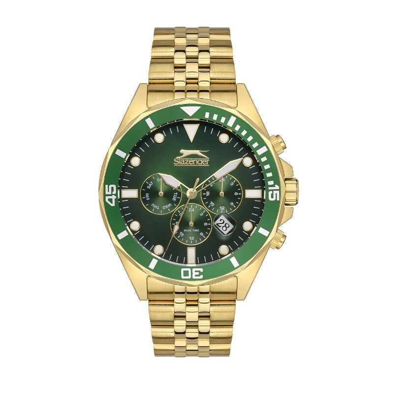 Slazenger  SL.09.2130.2.04 Gents Stainless Steel Watch  Green