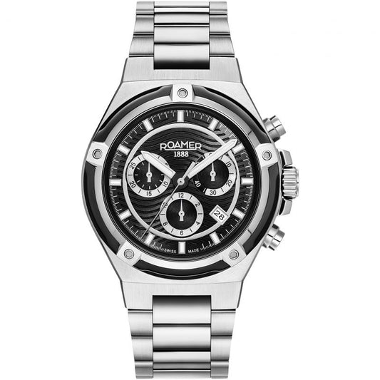 Mens - 221837-41-55-20-  Roamer Tempomatser Chronograph Watch