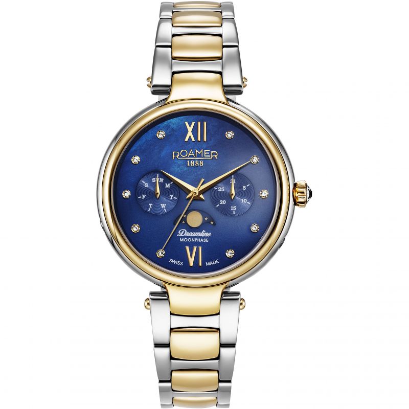 Ladies - 858801 48 49 50 - Roamer Dreamline Moonphase Watch