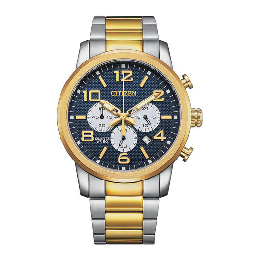 CITIZEN QUARTZ -AN8059-56L - CHRONOGRAPH WATCH